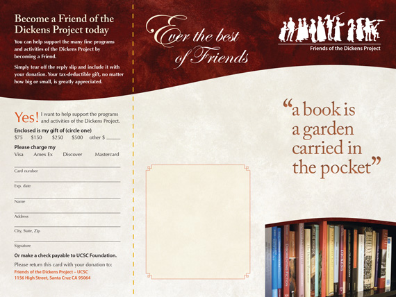 Dickens Project Tri-Fold Brochure