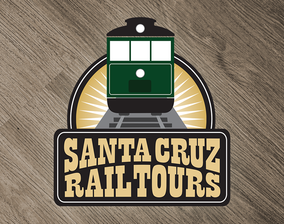 Santa Cruz Rail Tours Logo and Brochure