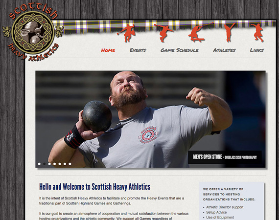 Scottish Heavy Athletics Website home page
